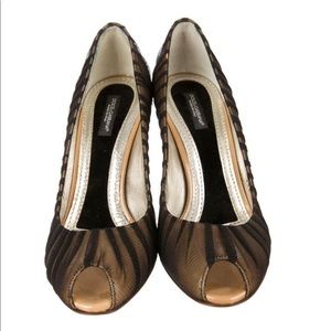 EUC Authentic Dolce & Gabbana Peeptoe Pump